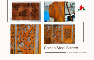 Corten Steel Screen Panels